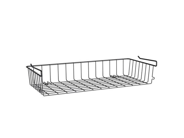 Panier À Suspendre Spaceo Noir H.12 X L.56 X P.26 Cm