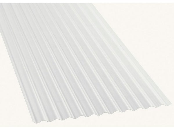 Plaque De Toiture Petite Onde Polycarbonate Translucide L.0.9 X L.2.5 M Carbo Sp