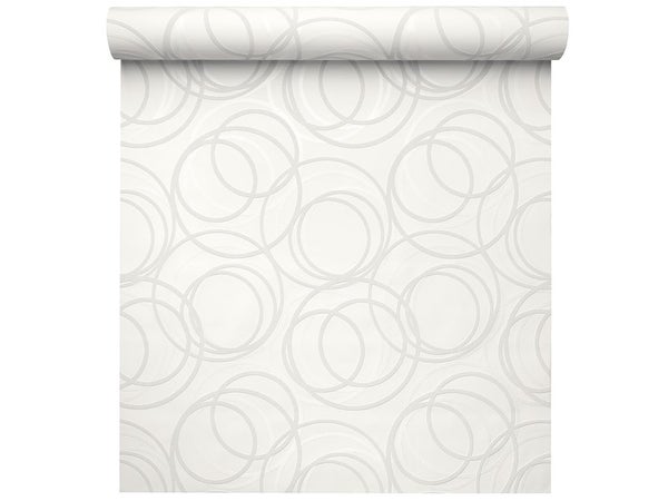 Revêtement de rénovation sur intissé Wallton 3D - 106 cm - rond 250 g/m²