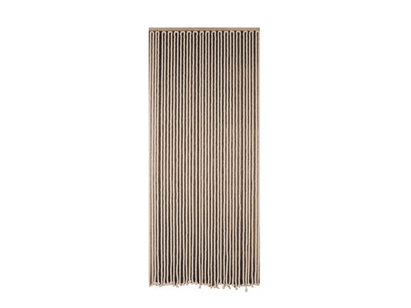 Rideau De Porte Corde Coton Tressé Écru 90 X 200 Cm
