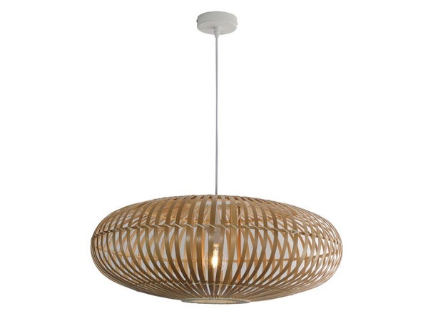 Suspension, Nature Bambou Naturel Lussiol Manille 1 Lumière(S) D.60 Cm
