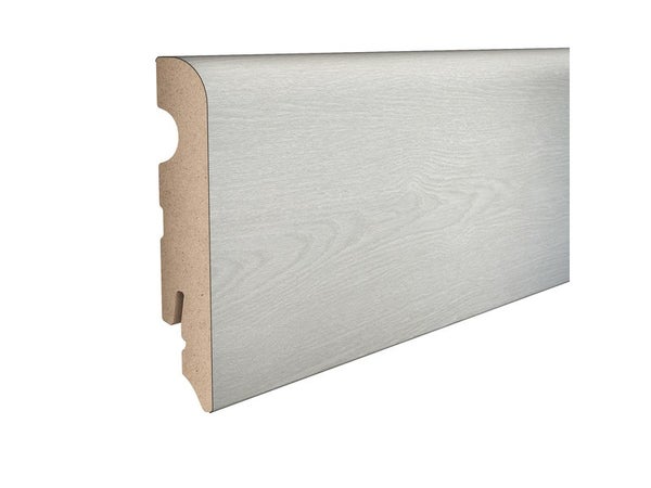 Plinthe à clipser ou à coller en MDF, ARTENS, H.7.8 L.2.4 m x l.240 cm décor 42