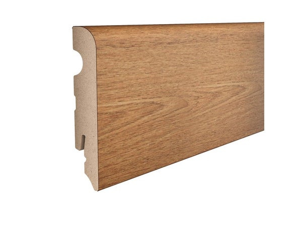 Plinthe à clipser ou à coller en MDF, ARTENS, H.7.8 L.2.4 m x l.240 cm décor 52