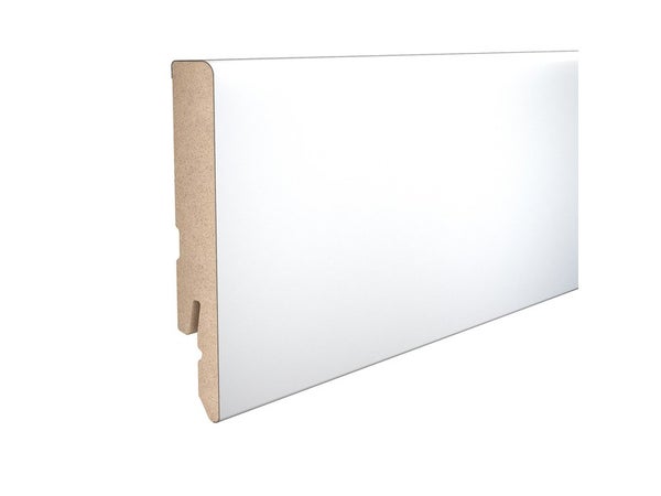 Lot de 5 plinthes, blanc, H.78 X L.2.4 M X Ep.12 Mm Artens