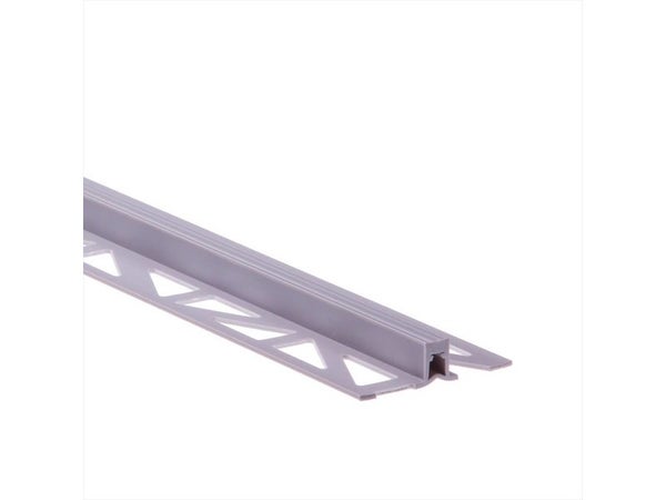 Joint De Dilatation Et Fractionnement Sol Gris Clair Mat Pvc L.250 Cm X Ep.11 Mm