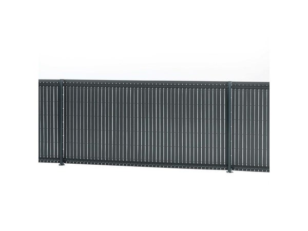 Kit Lamelles Occultantes Rigides Pvc, H.190 X L.250 Cm Anthracite,  Dirickx