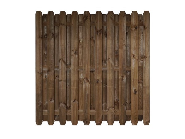 Panneau Bois Occultant Ugo, L.180 X H.180 Cm, Marron