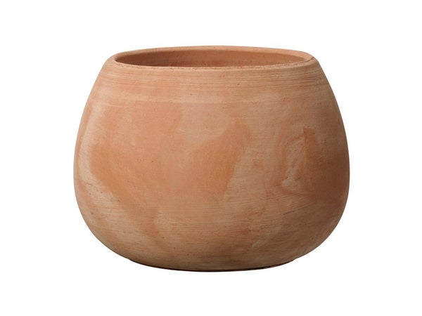 Pot En Terre Cuite Deroma, Diam. 27 Cm X Haut. 20 Cm, Terre Cuite Rosée