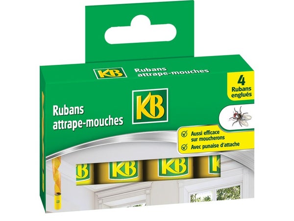 Lot de 4 rubans attrape mouches, KB