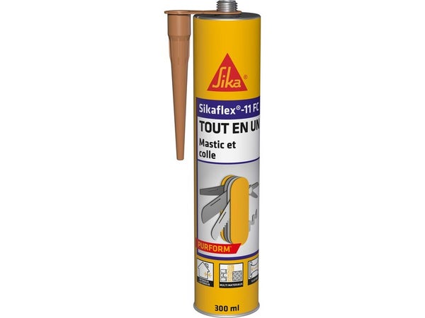 Mastic colle Sikaflex 11FC, SIKA, 300 ml beige