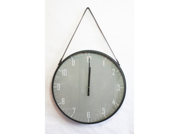 Horloge Acier Barbier Indus Noir Diam.60 Cm