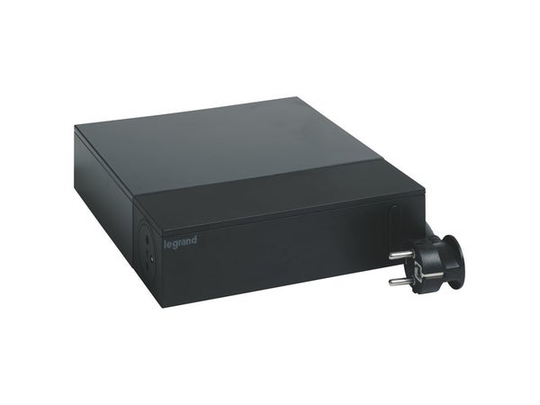 Multiprise Filaire, 8 Prises Noir Legrand