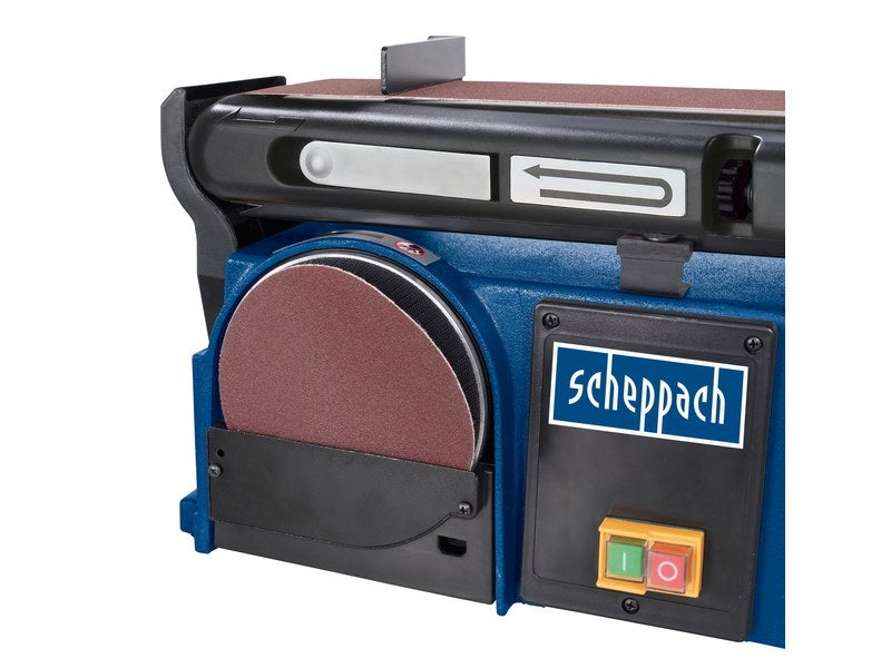Scheppach Ponceuse à disque à bande BTS900 370 W - La Poste