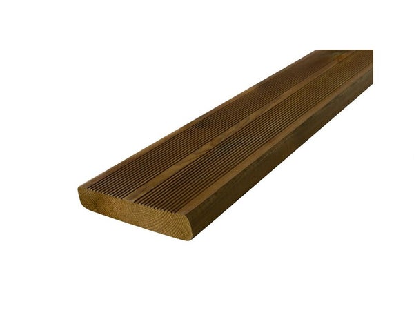 Planche Bois Pin, Naturel, L.240 X L.12 Cm X Ep.21 Mm