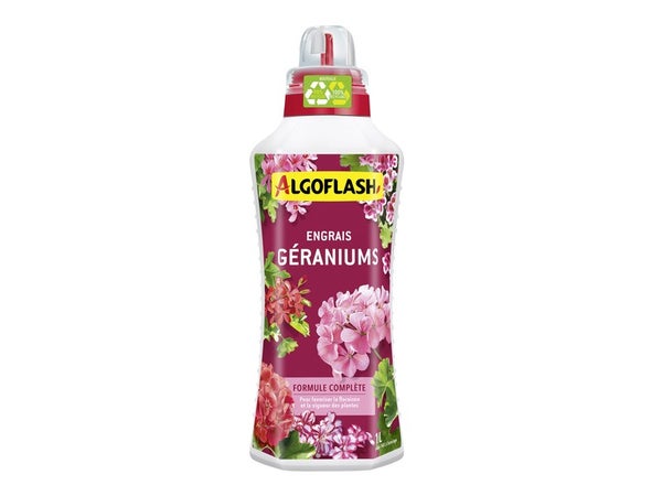 Engrais géraniums ALGOFLASH 1 litre