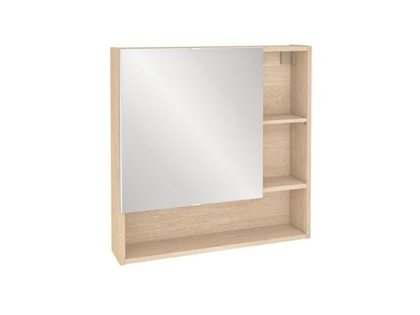 Armoire De Toilette L. 70 Cm, Beige, Sensea Easy