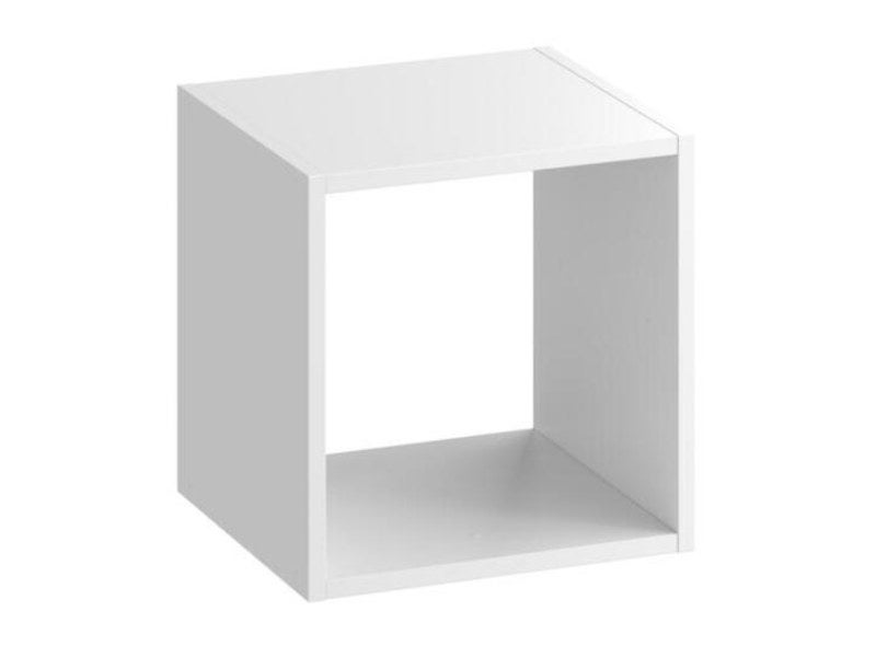 Etagère Cube Décoratif Spaceo Kub, Blanc H.36.1 X L.36 X P.31 Cm