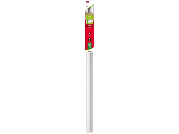 Bas De Porte Adhésif Sol Lisse Classique 3M, L.93 Cm Blanc