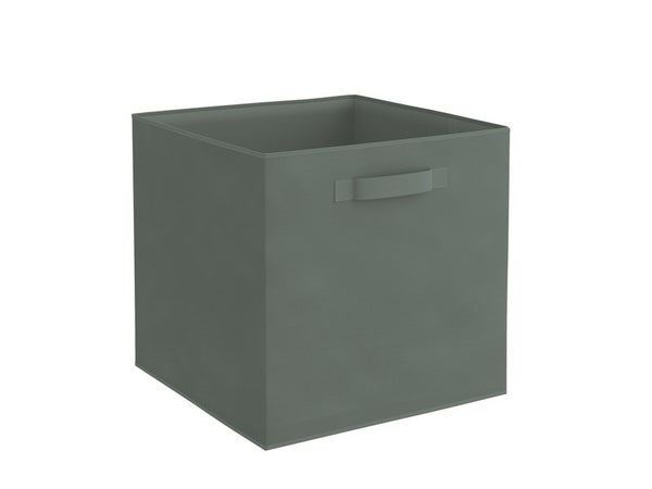 Panier Polypropylène Spaceo Kub Vert H.31 X L.31 X P.31 Cm