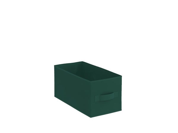 Panier Polypropylène Spaceo Kub Vert H.15 X L.15 X P.15 Cm