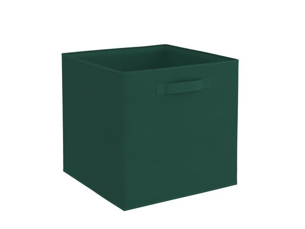 Panier Polypropylène Spaceo Kub Vert H.31 X L.31 X P.31 Cm