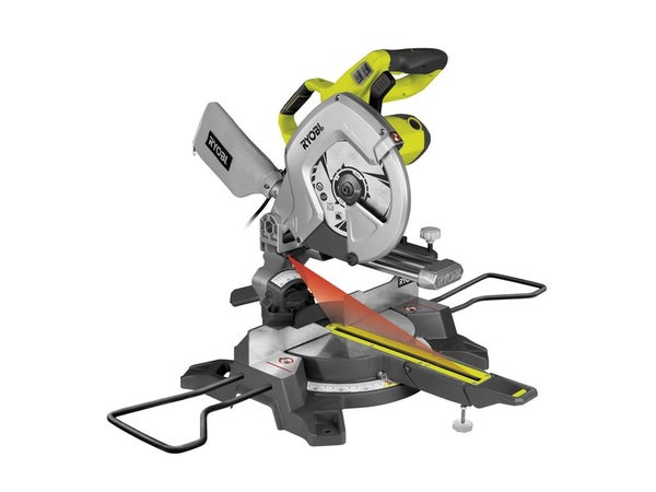 Scie à onglet radiale, RYOBI EMS254L, 254 mm 2000 watts