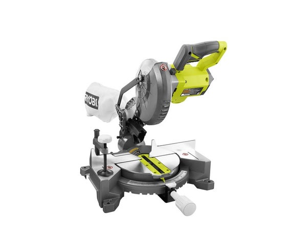 Scie à onglet sans fil, sans batterie, RYOBI ONE+ EMS190DC, 190 mm 18 volts