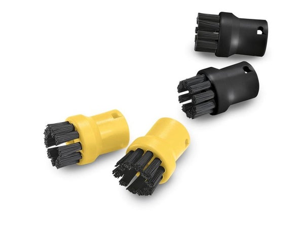 Lot De 4 Brosses Plastique Pour Nettoyeur Vapeur 2.863-264.0 Karcher