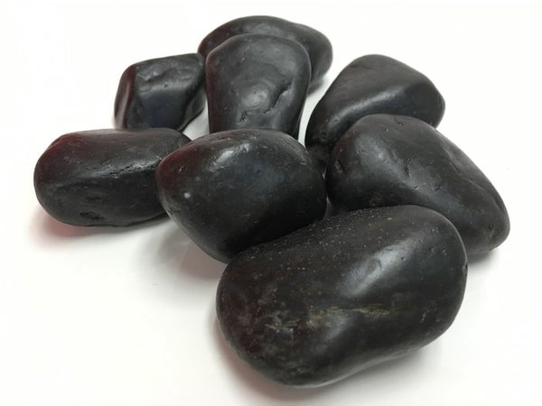 Galets En Filet Noir Verni, 12/24 Mm, 20 Kg