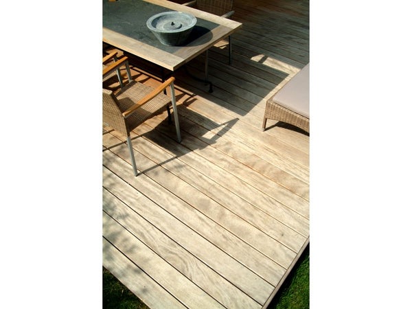 Planche Bois Cumaru, Naturel, L.245 X L.14.5 Cm X Ep.21 Mm
