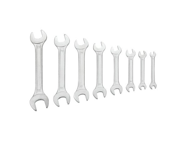 Jeu de 8 clés plat longue