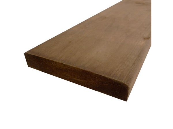 Demi Poteau bois Classe 4, l.4.5 x P.9 x H.240 cm