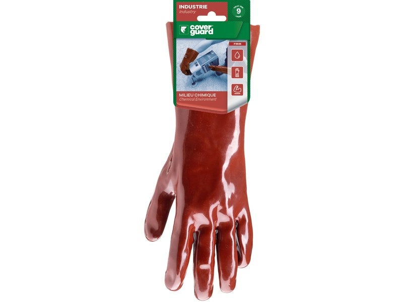Gants de protection chimique phytosanitaire long 100% imperméables  SNITRILE- ROSTAING- Taille 09/Gants T9 PRO phyto chimie long