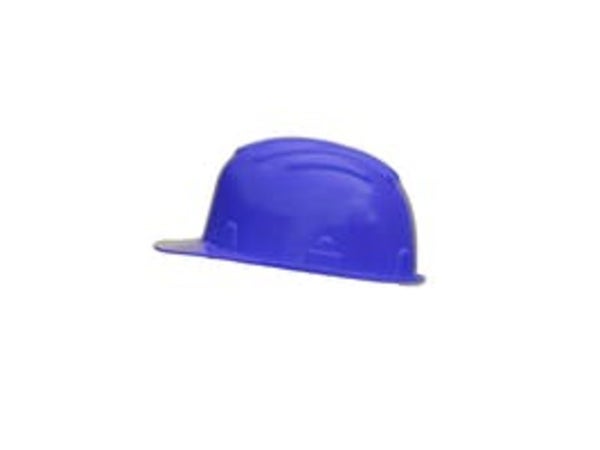 Casque de chantier bleu avec jugulaire 6KGO200NSI
