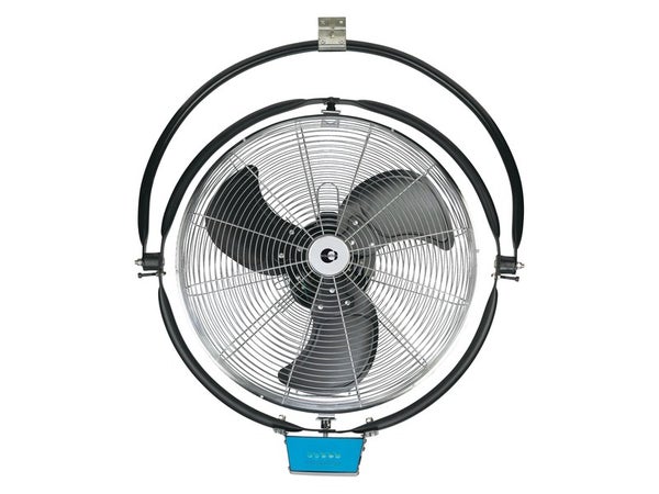 Ventilateur mural Minto 111 w d50 cm, noir