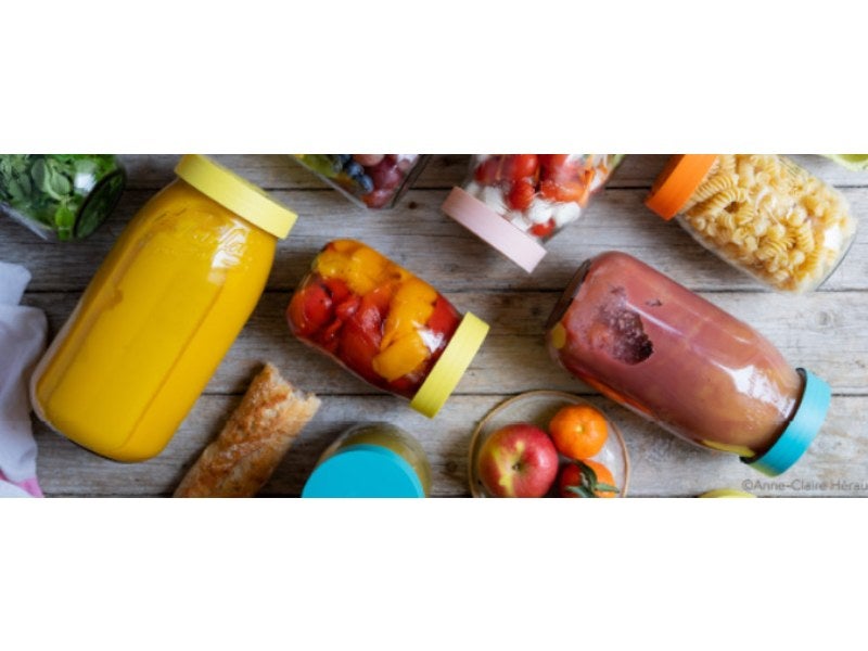 Digi Plast . Bocal de Conservation 1 kg Multicolore DIG014 : :  Cuisine et Maison