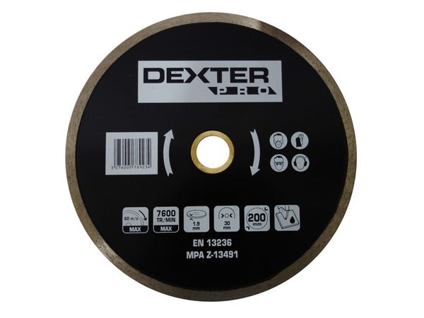 Disque diamant carrelage diamètre 200m, DEXTER PRO