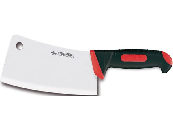 Hachoir de boucher manche bi-matiere 22 cm /800g