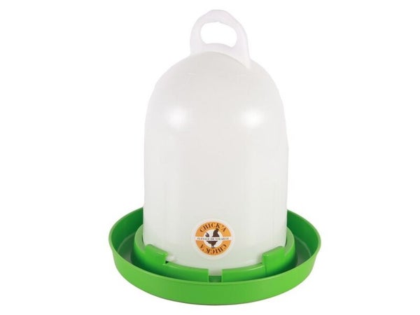 Abreuvoir volaille ligne verte, 5,5l, diam. 28 cm, H. 32 cm CHIKA