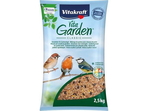Vitakraft Vita Garden - Mélange de graines pour Oiseaux du Jardin - 1KG