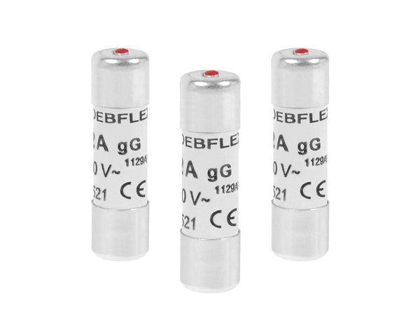 Lot De 3 Fusibles Céramique 32 A, 10.3 X 38 Mm
