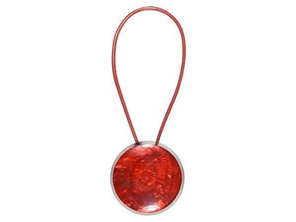 Embrasse Aimantée Ronde, Rouge