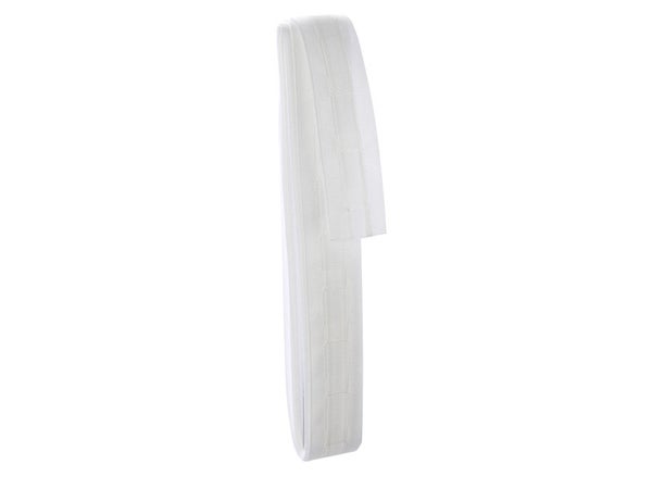 Galon Fronceur Acier, Blanc