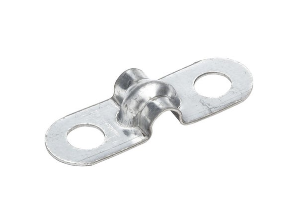 Lot De 10 Pattes De Fixation Acier Zingué, Standers, Diam.4 X L.29 X L.10 Mm