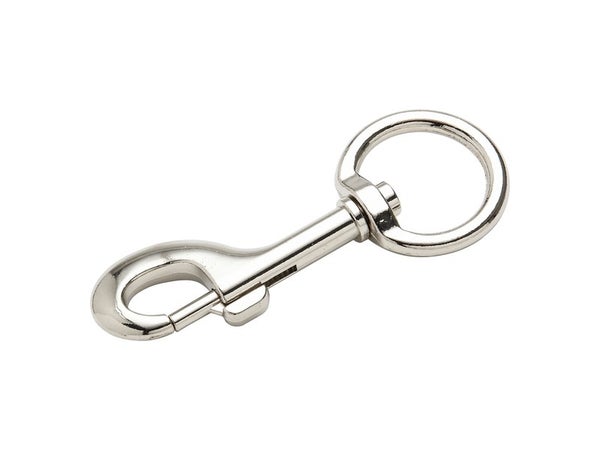 Mousqueton Zamak Nickelé Standers, L.110 X L.37 X Ep.32 Mm