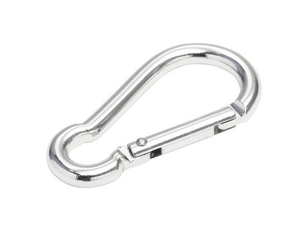 Mousqueton en aliminium, STANDERS, L.60 x l.20 x Ep.6 mm