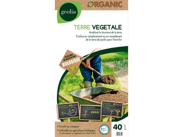 Terre Végétale Universel Geolia, 40 L