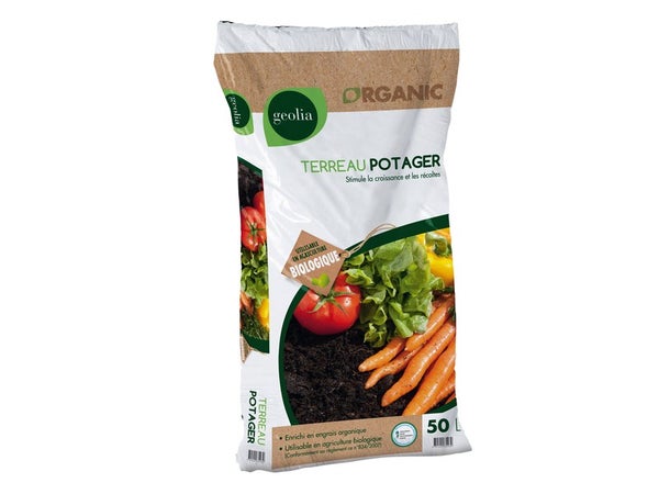 Terreau potager GEOLIA, 50 l