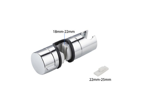 Curseur barre de douche, chrome, SENSEA 18-22 / 22-25mm, adapt