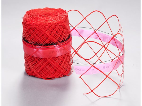 Grillage Avertisseurs Rouge, L.25 M